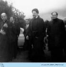 تصویری از امام موسی صدر در دیدار با مسیحیان