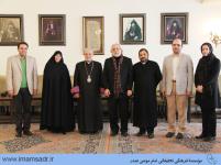 دیدار اعضای مؤسسۀ امام صدر با اسقف سبو سرکیسیان / گزارش تصویری